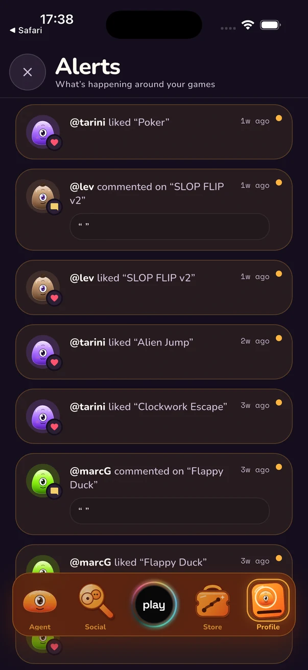 Slop alerts